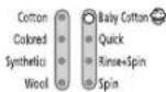 SAMSUNG WA60U1E - Baby cotton Course (95°c) - 1
