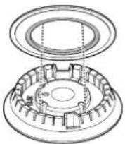 LG LSSG3020BD - Removing and Replacing the Gas Surface Burners - 2