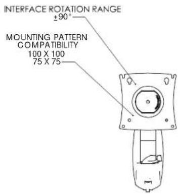 Chief K2W21HS - DIMENSIONS - 5