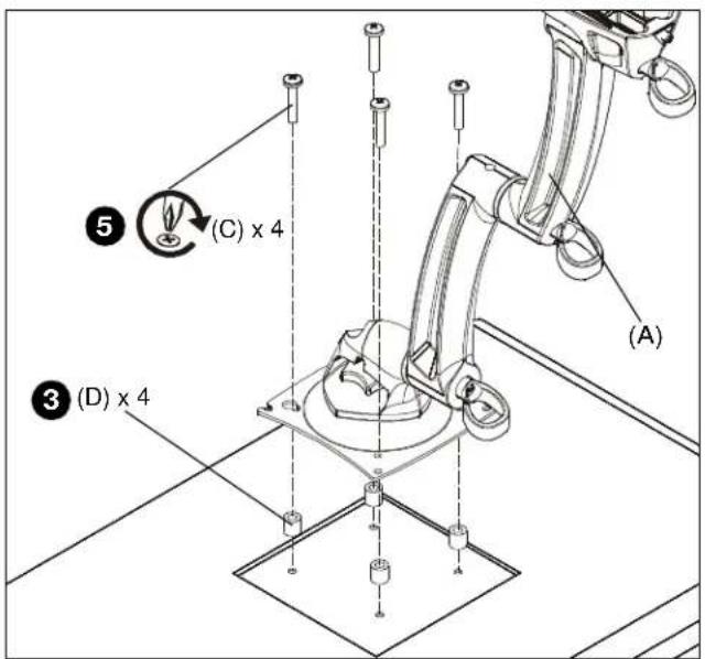 Chief K2W21HS - Recessed Mounting Holes - 1