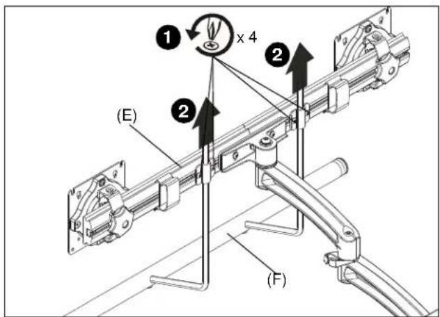 Chief K2W21HS - Handle Installation (K2W21/22H models only) - 1