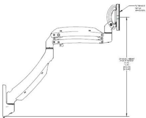 Chief K1W120W - DIMENSIONS - 5