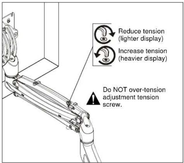 Chief K1W120W - Lift Arm Tension Adjustment - 1