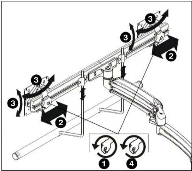 Chief K1W120W - Display Adjustments - 1
