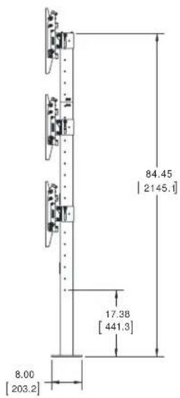 84.45 [2145.1] 17.38 [441.3] 8.00 [203.2]