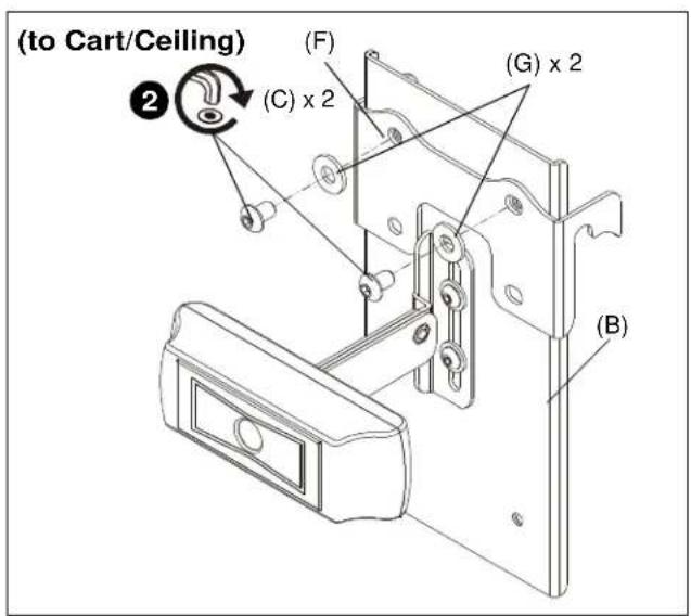 Chief FCA820V - Installing to Cart/Ceiling Mount - 2