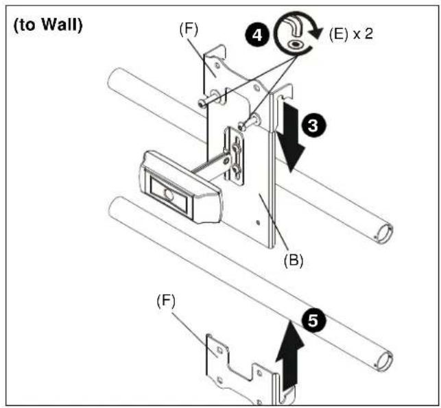 Chief FCA820V - Installing to Wall Mount - 3