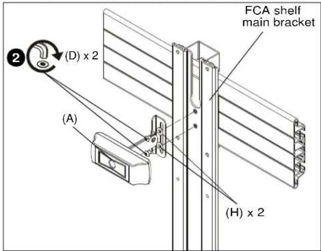 Chief FCA820V - Installing to FCA800/801/810/811 Shelves - 1