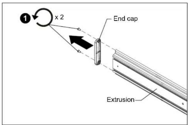 Chief CSSMP15X10 - Installing Storage Panel to Extrusion - 1