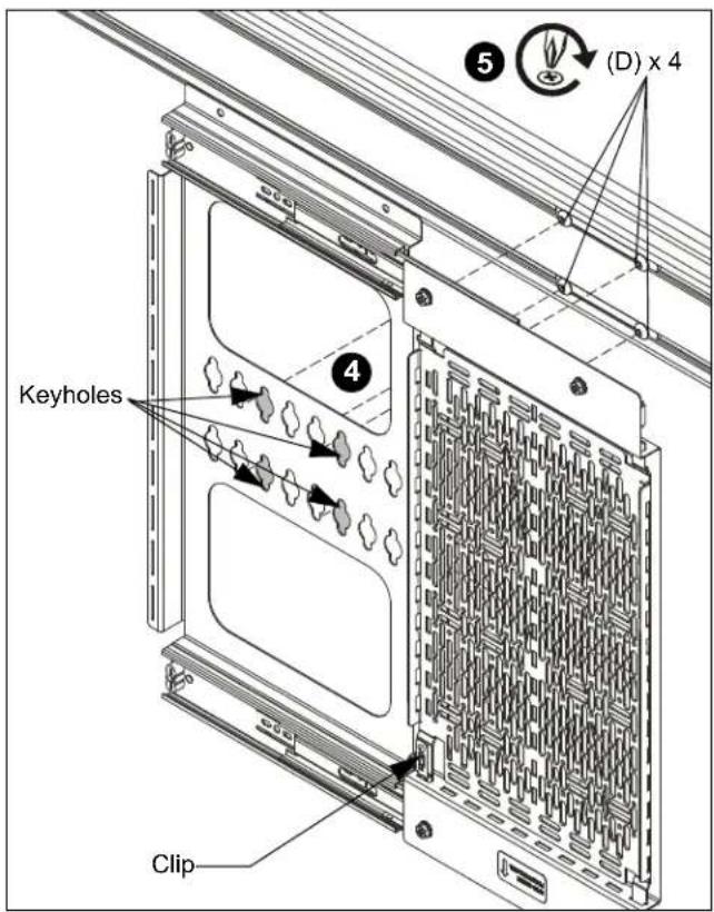 Chief CSSMP15X10 - Installing Storage Panel to Extrusion - 4