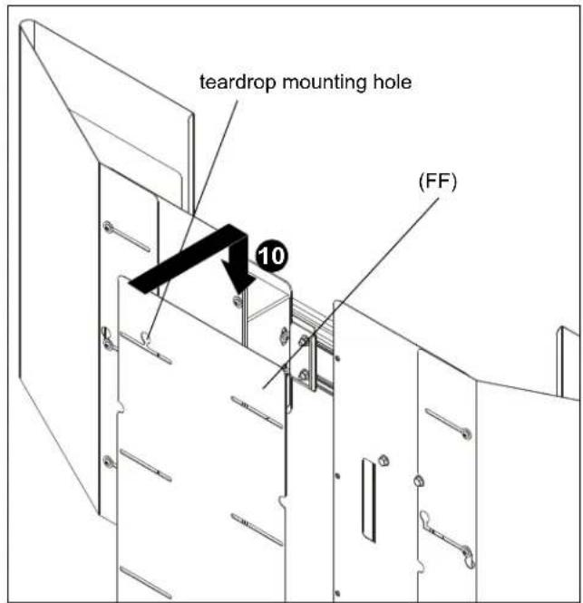 teardrop mounting hole (FF) 10