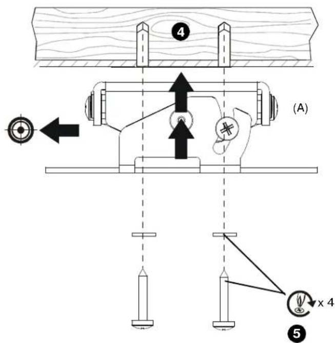 Chief RSA331 - Wood Stud Installation - 3
