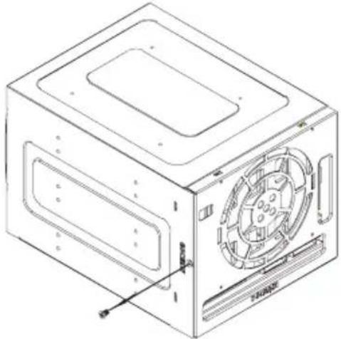 Supermicro SC942i-650 - D-3. Accessing the Drive Backplane: - 1