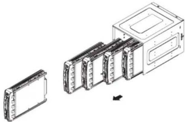 Supermicro SC942i-650 - D-1. Accessing Hot Swappable Drives: - 2