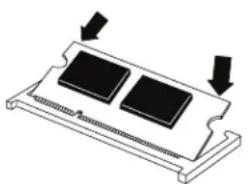 Supermicro SuperServer 5029AP-TN2 - Installing a SO-DIMM Module into a Horizontal Socket - 2