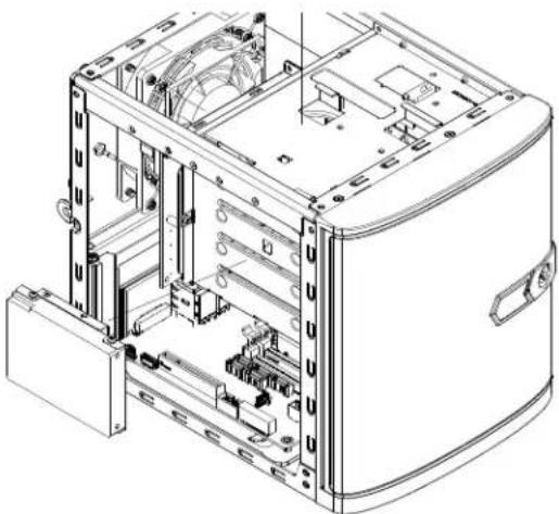 Supermicro SuperServer 5029AP-TN2 - Installing a Side-Mounted Fixed Hard Drive - 1