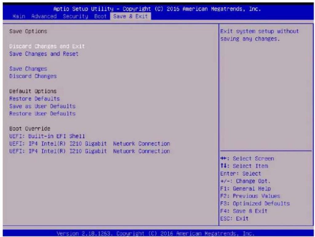 Supermicro SuperServer 5029AP-TN2 - Save &amp; Exit - 1