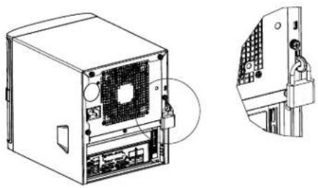 Supermicro SuperServer 5029AP-TN2 - Rear Chassis Hasp - 1
