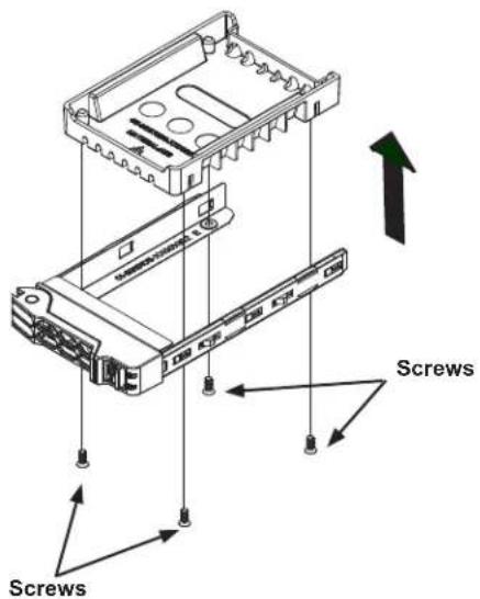 Supermicro SuperServer 1019D-4C-FHN13TP - Installing 2.5" Hot-Swappable Hard Drives - 2