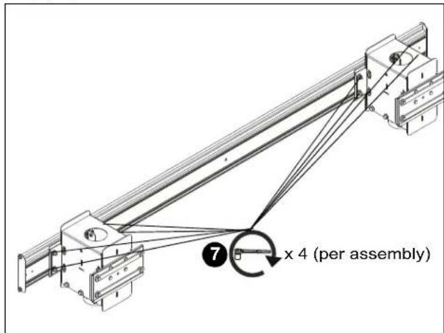 Chief OLCB2X1U - Attaching Mount to ODAC Series Column - 7