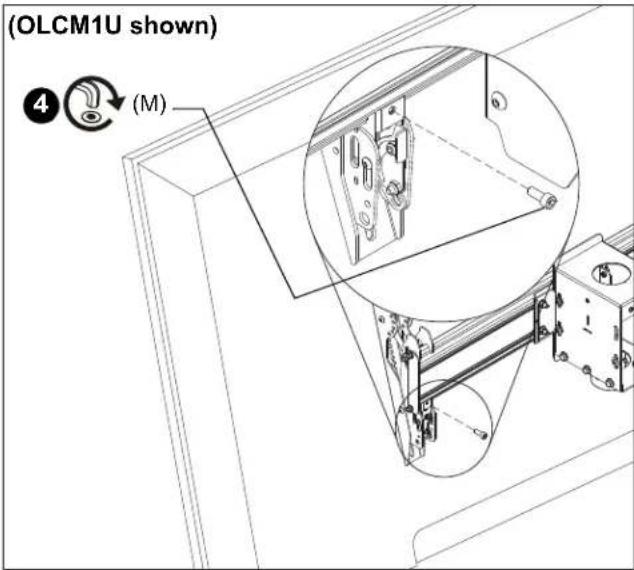 Chief OLCB2X1U - Attaching Displays to Ceiling Mounts - 4
