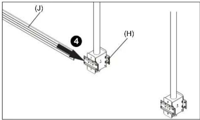 Chief OLCB2X1U - Attaching Mount to ODAC Series Column - 5