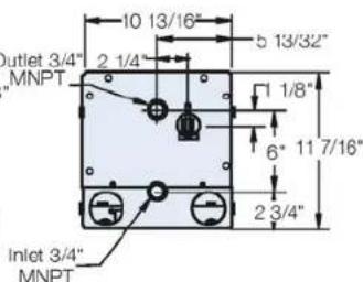 Hubbell J66R - Model (J4) - (11.4 to 27 kW) Dimensions - 3