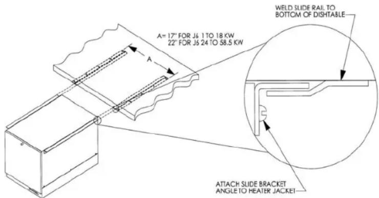 Hubbell J1610T4 - SLIDE BRACKETS FOR HANGING SUPPORT MOUNTING - 1