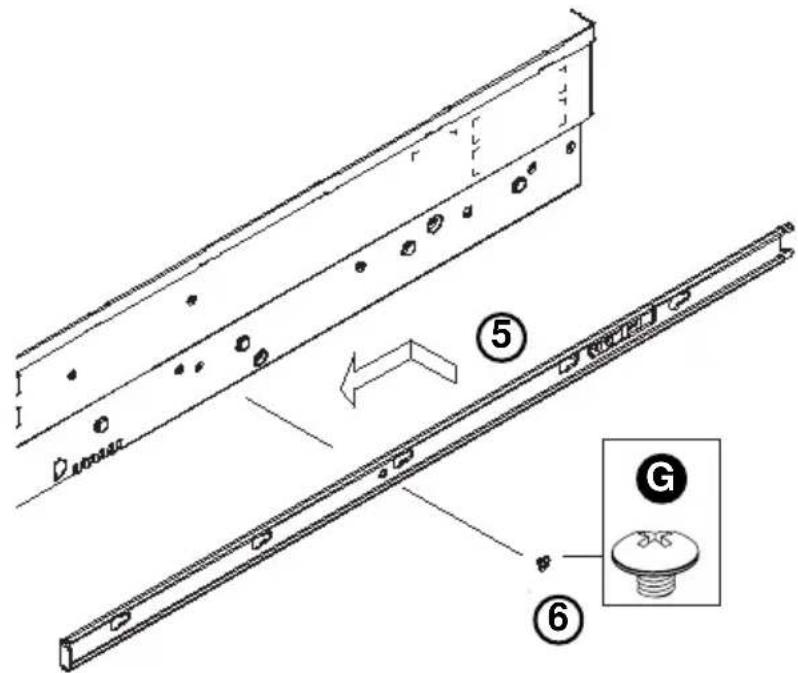 Supermicro SC833T-550 - Procedures to Install Chassis Rails - 3