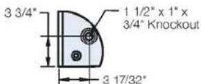 Hubbell J618S - Model (J4) - (11.4 to 27 kW) Dimensions - 4