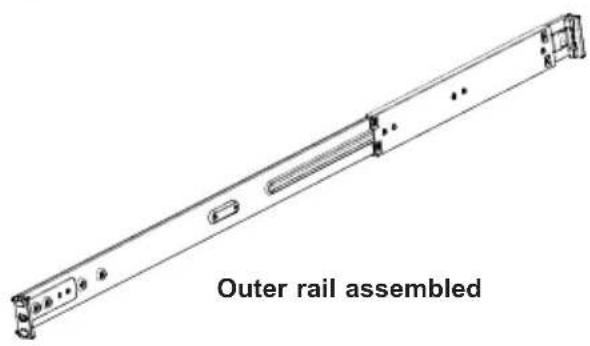 Supermicro SuperServer 5018D4-AR12L - Assembling the Outer Rails - 2
