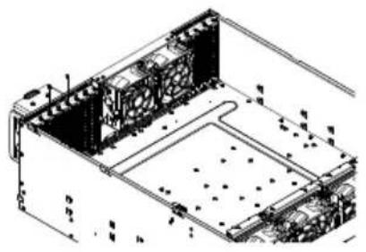 Supermicro SuperChassis 846XE2C-R1K23B - Installing a New External System Fan - 5