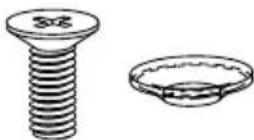 Supermicro SuperChassis 846XE2C-R1K23B - A-3 Chassis Screws - 9