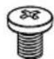 Supermicro SuperChassis 846XE2C-R1K23B - A-3 Chassis Screws - 1