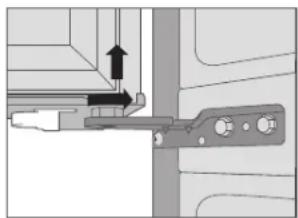 WINIA WRBHD31ATE - Adjusting a refrigerator door - 1