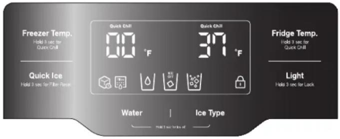 WINIA WRBHD31ATE - Temperature Control - 1