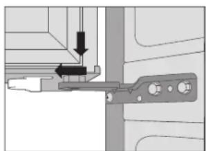 WINIA WRBHD31ATE - Adjusting a refrigerator door - 2
