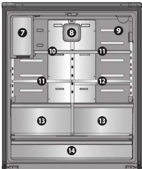 WINIA WRBHD31ATE - PARTS AND FEATURES - 3