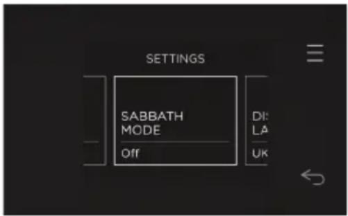 Fisher & Paykel OS60SDLX1 - Setting Sabbath Mode - 2