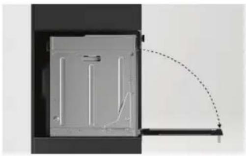 Fisher & Paykel OS60SDLX1 - Refitting the oven door - 2