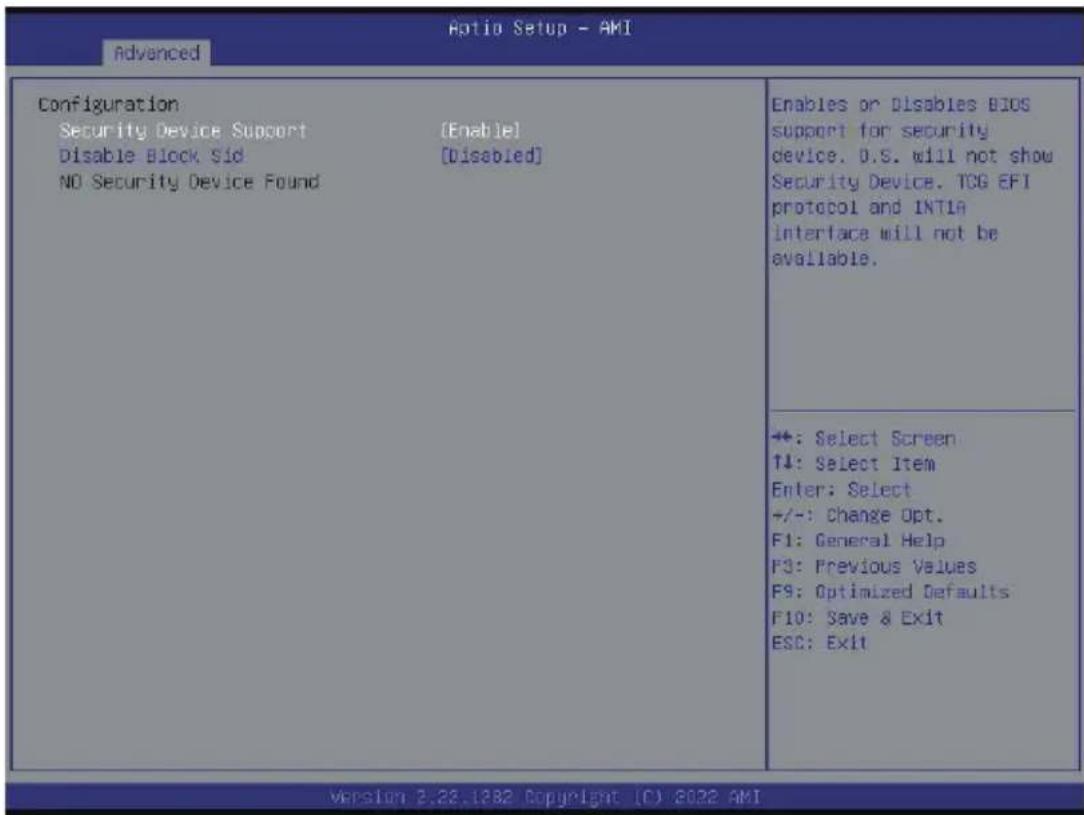 GIGABYTE TO23-BT0 - 5-2-1 Trusted Computing - 1