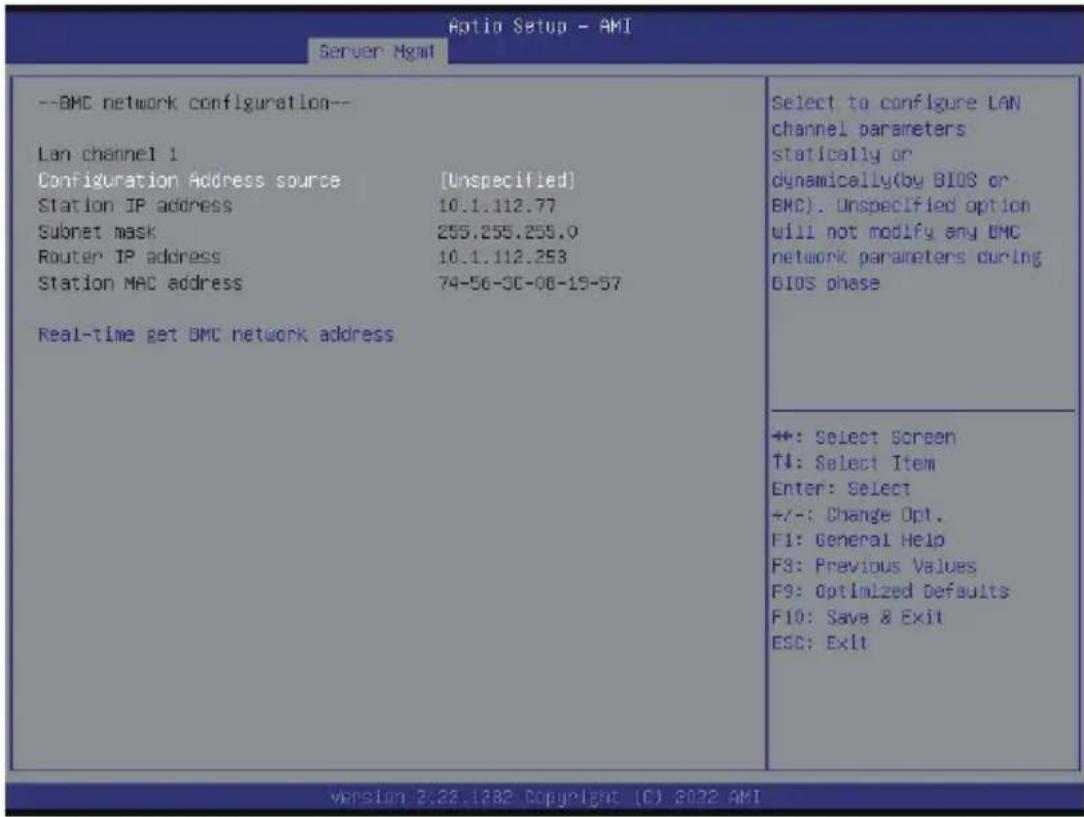 GIGABYTE TO23-BT0 - 5-4-4 BMC Network Configuration - 1