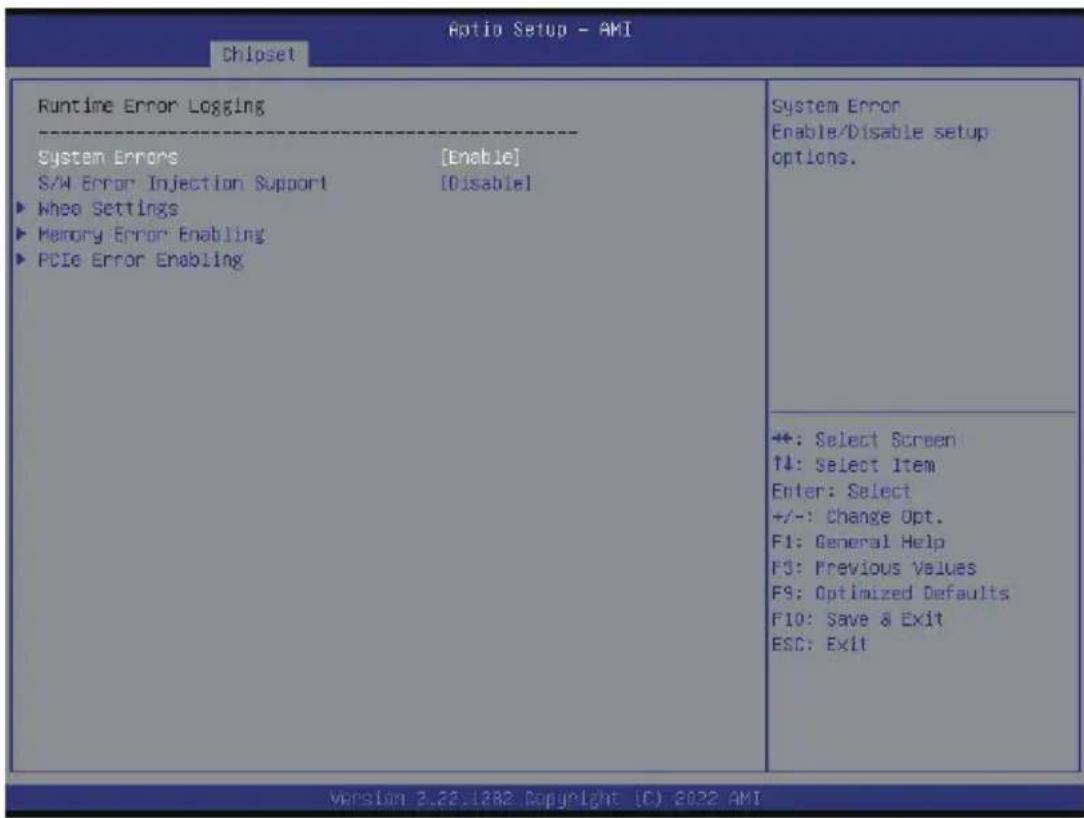 GIGABYTE TO23-BT0 - 5-3-10 Runtime Error Logging Settings - 1