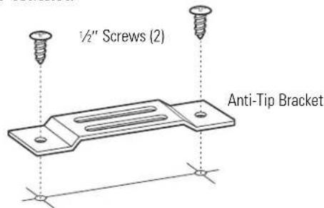 GE JX1830BB - INSTALL THE ANTI-TIP BRACKET - 2