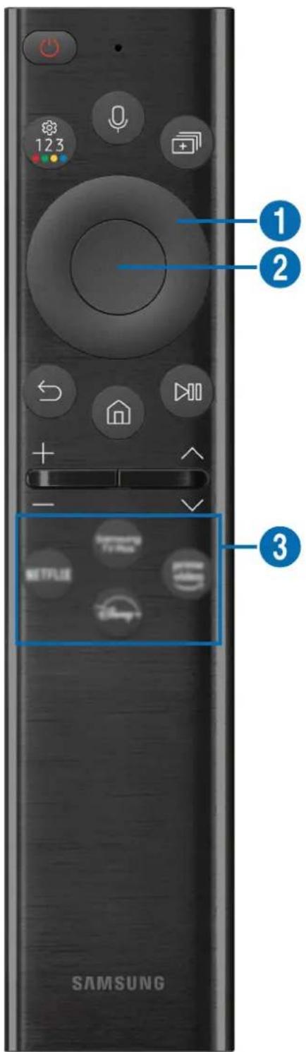 SAMSUNG UA55BU8000R - About the Samsung Smart Remote (QLED TV/The Frame (43-inch or larger models)/The Serif/OLED TV) - 1