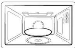 SAMSUNG MC32A7056QT - Using the crusty plate - 1