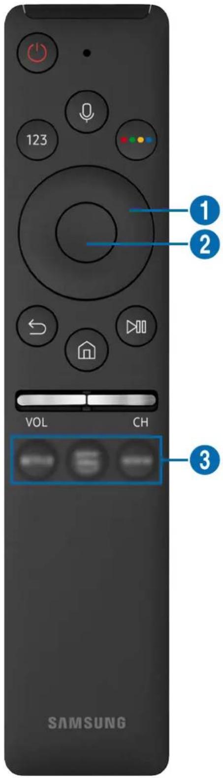 SAMSUNG UA50RU7470U - About the Samsung Smart Remote (UHD TV) - 2