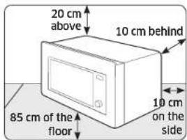 SAMSUNG MC32B7382QD/TL - Installation site - 1