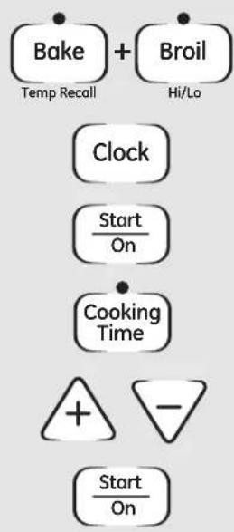 GE EER2000MCC - How to Set Sabbath Feature for Regular Baking/Roasting - 1