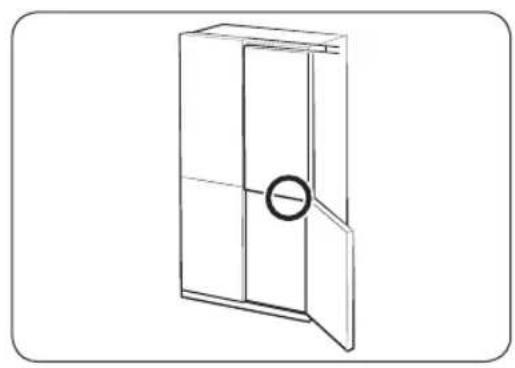 SAMSUNG SRFX7600BB - STEP 5 Adjust the door height - 1